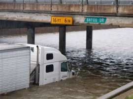 Ураган &quot;Айк&quot; в Хьюстоне. Фото AFP