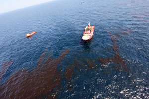 Разлив нефти в Мексиканском заливе в августе 2010 года. Фото: http://www.baltinfo.ru/