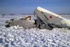 Крушение Су-24 в Курганской области. Фото: http://warsonline.info