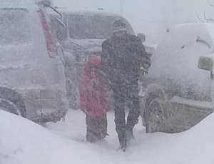 Снежный циклон в Приморье. Фото: http://nr2.ru