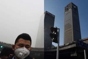  Пекин в пыли: смог окутывает столицу Китая с печальной регулярностью, принося миллиардные убытки ©Greg Baker/AFP/Getty Images